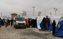 Suriyeli mültecilere battaniye yardımı yapıldı