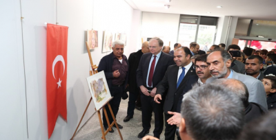 Suriyeli Ressamlar Şanlıurfa'da Sergi Açtı