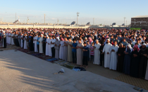 Suriyeliler Çadır Kentte Bayram Namazı