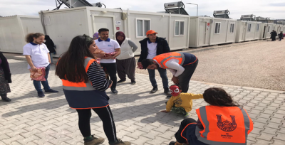 ŞURKAV Deprem Bölgesi Elazığ'da "Yardımlaşmadan Yana Yan Yana"