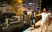 Suruç'ta İlk Asfalt Serimi Başladı