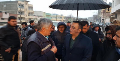 Suruç'ta Selden Zarar Gören Bölgelerde Zarar Çalışmaları Başladı