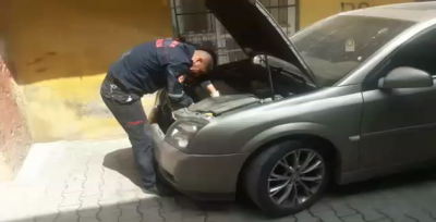 Sürücü fark etti itfaiye kurtardı