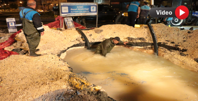 ŞUSKİ Arızaya Anında Müdahale Etti