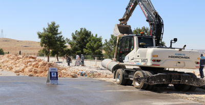 ŞUSKİ, Oto Galericiler Sitesindeki Altyapı Sorununu Çözüme Kavuşturuyor