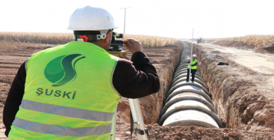 ŞUSKİ Suruç İlçesinde Yağmur Suyu Drenaj Çalışmalarına Devam Ediyor 
