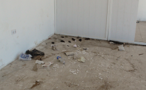 Tarihi mekana yakışmayan görüntüler