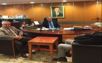 Taş, Nail Sanlı'yı ziyaret etti