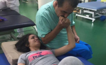 Tatlıses, Mutlu Kaya'yı GATA'da Ziyaret Etti