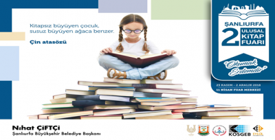 Ulusal Şanlıurfa Kitap Fuarı Başlıyor