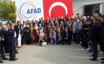 Uluslararası göç heyeti konteynır kentti ziyaret etti