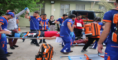 UMKE ekiplerine doğal afet eğitimi ve tatbikatı yapıldı