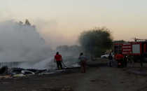 Urfa Evren sanayide yangın paniği