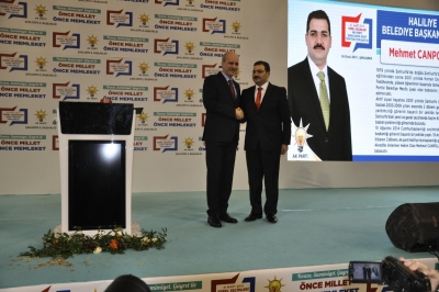 Urfa halkından Canpolat'a coşkulu destek…