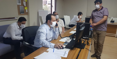 Urfa İl Sağlık müdürü kovid-19 merkezini ziyaret etti!