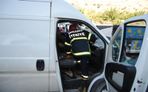 Urfa itfaiyesi yaralıyı kurtardı