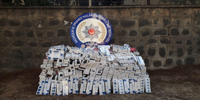 Urfa karayolunda kaçak sigara yakalandı