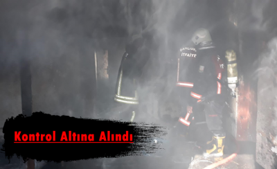 Urfa Mesken Evde Yangın