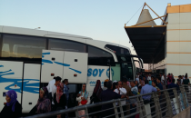 Urfa otogarında yoğunluk