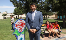 Urfa  parklarında artık sigara içilmiyor