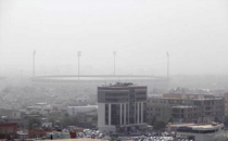 Urfa semalarını toz bulutu kapladı