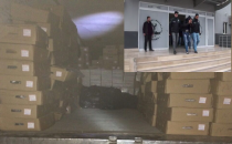 Urfa'da 183 bin paket kaçak sigara yakalandı
