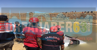 Urfa'da araç sulama kanalın düştü, 3 ölü