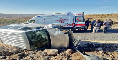 Urfa'da Araç Takla Attı, 1 Yaralı