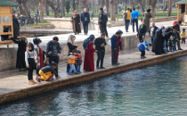 Urfa'da bahar öncesi ziyaretçi bolluğu