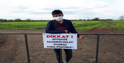 Urfa'da bir köy kendini karantinaya aldı!