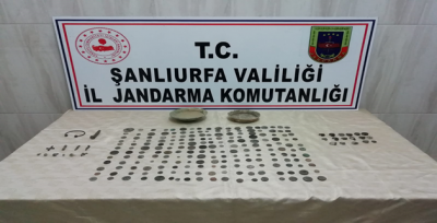 Urfa'da Bizans dönemine ait tarihi eserler ele geçirildi