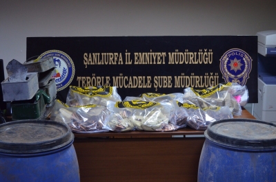 Urfa'da cephanelik ele geçirildi