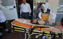 Urfa'da çocuk su kazanında düştü