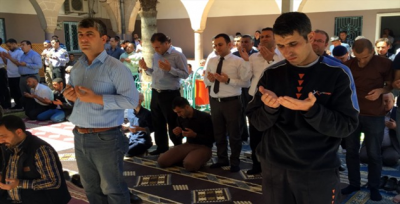 Urfa'da Cuma namazında yağmur duası yapıldı