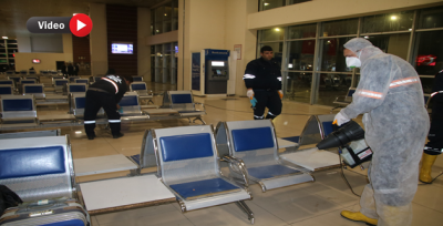 Urfa'da Dezenfekte Çalışmaları Sürüyor