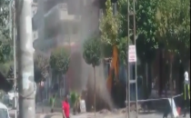 Urfa'da doğalgaz borusu patladı