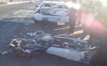 Urfa'da düğün konvoyunda motosiklet kazası