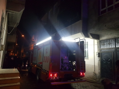Urfa'da Evde Yangın Çıktı