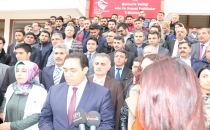 Urfa'da Fatma Betül Sayan Kaya'ya destek