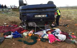 Urfa'da feci kaza, 3 ölü, 5 yaralı