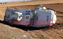 Urfa'da göreve giden polis memurları kaza yaptı, 2 yaralı