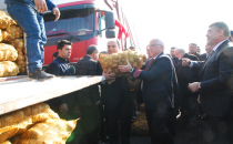 Urfa'da Halep'e yardım köprüsü