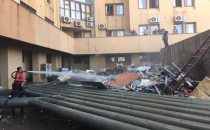 Urfa'da hastanedeki yangın korkuttu