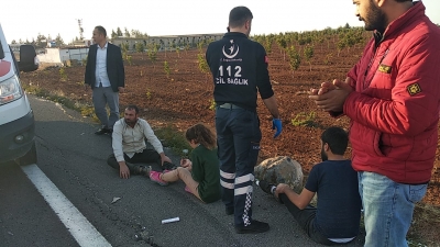 Urfa'da İki Otomobil Çarpıştı, 4 Yaralı
