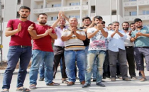 Urfa'da İnşaat İşçilerinden Eylem