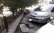 Urfa'da kaldırımların işler açısı hali