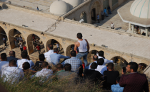 Urfa'da kale eteğinde esnaf eylemi