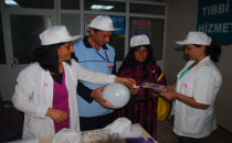 Urfa'da kanser bilinçlendirme standı