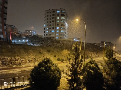 Urfa'da kar yağışı başladı!