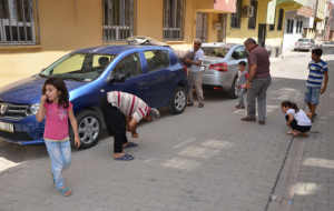 Urfa'da kürek ve pas pas ile fare operasyonu